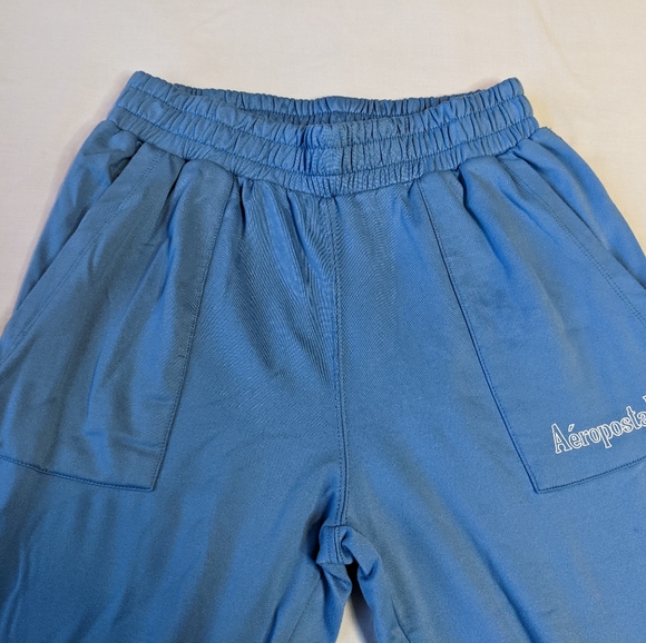 'Aeropostale' Baby Blue Sweatpants - Picture 3 of 7